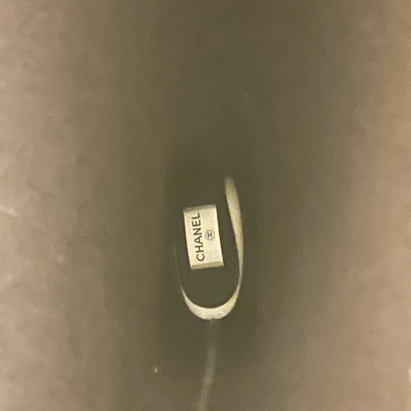 Chanel 22K Pull On Rubber Rain Boots Thigh High - Picture 9 of 10